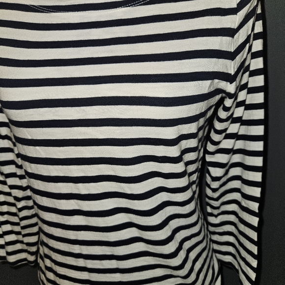 J Crew Womans Long Sleeve Striped Top Size XS - Picture 3 of 12